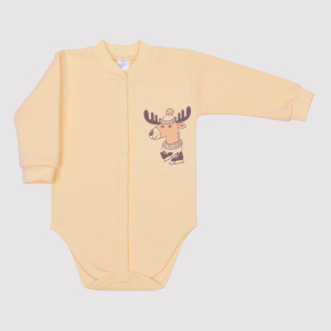 Боді утеплене Baby Veres 102.1-12-0715 Double Cream 68 см Жовте (2000994469911)