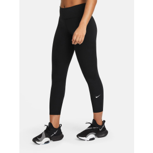 купить Спортивные леггинсы Nike W Nk One Df Mr Crp Tgt DD0247-010 XS (194502869538)