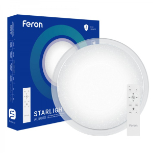 купить Люстра с пультом светодиодная Feron AL5000-S 60W STARLIGHT