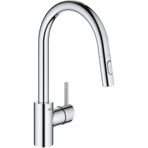 Змішувач кухонний з висувним виливом GROHE Concetto 31483002 ТОП в Кривому Розі