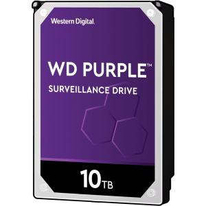 Жорсткий диск Western Digital Purple 10TB 7200rpm 256MB WD102PURZ 3.5 SATA III надійний