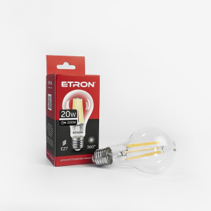 LED лампа ETRON Filament 1-EFP-102 A65 20W 4200K E27