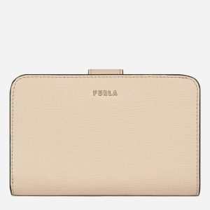 Кошелек женский кожаный Furla Babylon M Compact Wallet PCX9UNO-B30000-B4L00 Бежево-розовый (8050560845759)