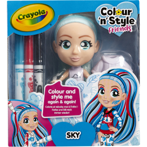 Набір для творчості Crayola Colour n Style Стильні дівчата Скай (918938.005) (8720077189386) ТОП в Кривому Розі