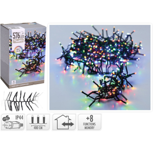 Гірлянда Christmas Decoration 576 LED ламп різнокольорова 7.2 м (AX9502420) ТОП в Кривому Розі