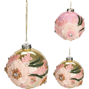 Набір ялинкових куль Christmas Decoration 10 см 6 шт (ACT504710) краща модель в Кривому Розі