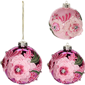 Набір ялинкових куль Christmas Decoration 10 см 6 шт (ACT504730) краща модель в Кривому Розі