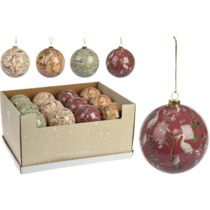 Набор елочных шаров Christmas Decoration 10 см 24 шт BIRD (APF478520) лучшая модель в Кривом Роге