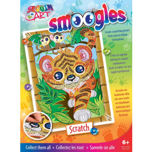 Набір для творчості Sequin Art Smoogles Тигр 25х34 см (SA1815) в Кривому Розі