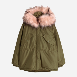 Парка H&M XAZ155824XUUH М Хаки с розовым (DD8000003385694) ТОП в Кривом Роге