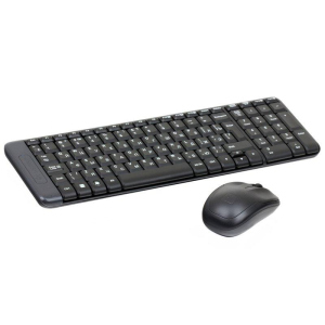 Комплект Logitech Wireless Desktop MK220 (920-003169) Black лучшая модель в Кривом Роге