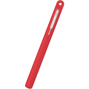 Текстурированный силиконовый чехол AhaStyle для Apple Pencil 2 Красный (AHA-01800-RED)