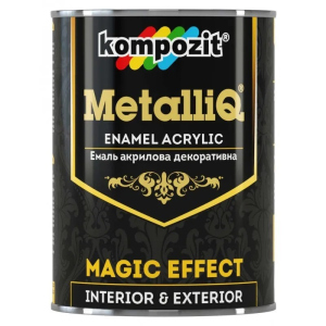 Емаль акрилова METALLIQ KOMPOZIT Перлина 0.9кг надежный