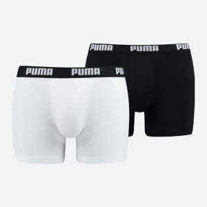 Труси-шорти Puma Basic Boxer 2P 90682307 S 2 пари White-Black (8718824609676) ТОП в Кривому Розі