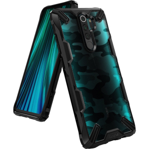 Панель Ringke Fusion X Design для Xiaomi Redmi Note 8 Pro Camo Black ТОП в Кривому Розі