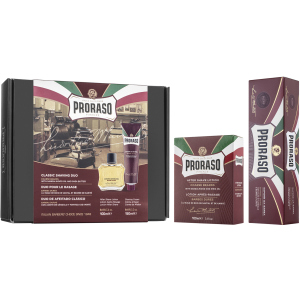 Подарочный набор для бритья Proraso Деликатное бритье и уход для жесткой щетины с сандаловым маслом и маслом дерева Ши Крем 150 мл + Лосьон 100 мл (8004395004775) лучшая модель в Кривом Роге