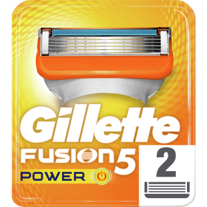 Сменные картриджи для бритья (лезвия) мужские Gillette Fusion5 Power 2 шт (7702018867172) лучшая модель в Кривом Роге