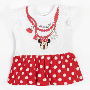 Сукня Disney Minnie Mouse MN15545 68-74 см Біла з червоним (8691109789860) ТОП в Кривому Розі