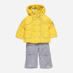 Комплект (куртка + полукомбинезон) Baby Line V118-16 80 см Желтый с серым (ROZ6204000738) лучшая модель в Кривом Роге