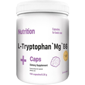 Антистрес комплекс L-Триптофан Магній B6 EntherMeal L-Tryptophan Mg B6 150 капсул (TRMGB150AB120) в Кривому Розі