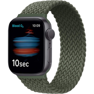 Ремешок Promate Fusion-44S для Apple Watch 42-44 мм 1/2/3/4/5/6/7/SE Green (fusion-44s.green) в Кривом Роге