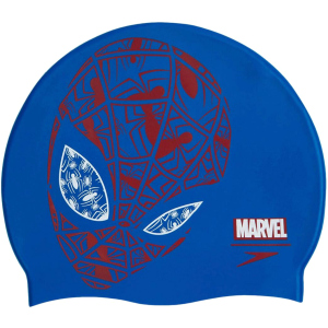 Шапочка для плавания Speedo Slogan Prt Cap Ju Blue/Red (8-08386C842) (5053744398884) рейтинг