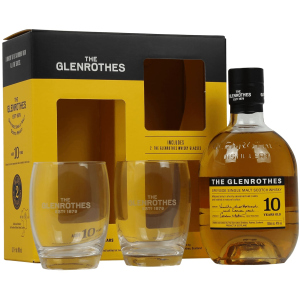 Віскі Glenrothes 10 років витримки 0.7 л 40% з 2 склянками (3068680213001) краща модель в Кривому Розі