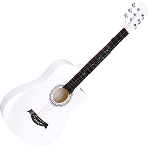 хороша модель Гітара тревел/гіталелю з електронікою Alfabeto Traveler EQ White + bag (17-4-25-11)