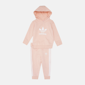 Спортивний костюм дитячий Adidas Hoodie Set H25220 86 см Hazcor/White (4064054246452) краща модель в Кривому Розі