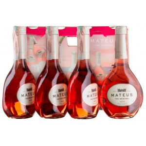 Вино Mateus Rose Multi-Pack рожеве напівсухе 0.25 л 4 шт 11% (5601012011425) краща модель в Кривому Розі