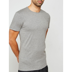 Футболка Puma Basic Men's Crew Neck T-Shirt 2P 90730703 L 2 шт Grey (8718824591971) ТОП в Кривому Розі