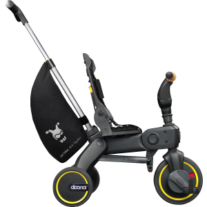 Складаний триколісний велосипед Doona Liki Trike S5 Nitro Black (SP550-99-033-015) в Кривому Розі