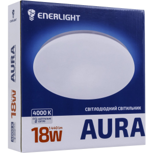 Світильник світлодіодний стельовий Enerlight AURA 18Вт 4000К (AURA18SMD80N) ТОП в Кривому Розі