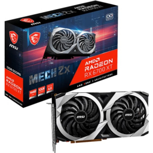 Видеокарта Radeon RX 6700 XT 12Gb GDDR6 MSI MECH 2X рейтинг