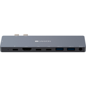 Мультипортова док-станція Canyon 8-в-1 USB Type C (CNS-TDS08DG) в Кривому Розі