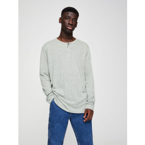 Лонгслив Pull & Bear 5234/500/505 M Оливковый (05234500505030) ТОП в Кривом Роге