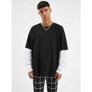 Лонгслив Pull & Bear 9246/513/800 S Черный с белым (09246513800022) рейтинг