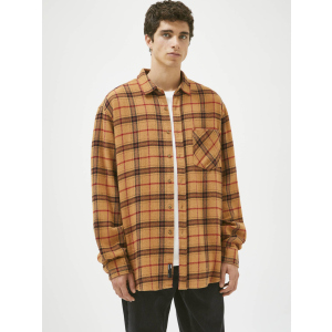 Рубашка Pull & Bear 9470/530/751 M Горчичная в клетку (09470530751030) рейтинг