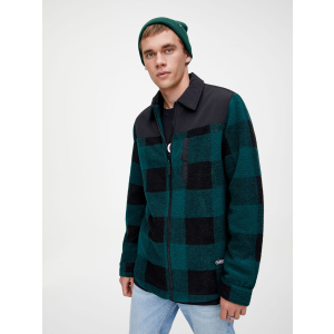 Куртка-рубашка Pull & Bear 9474/524/500 M Зеленая в клетку (09474524500031) в Кривом Роге