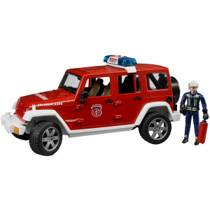 Пожежний джип Bruder Wrangler Unlimited Rubicon із фігуркою пожежного (02528) в Кривому Розі