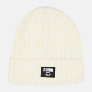 Шапка Puma Ribbed Classic Beanie 2283108 Слонова кістка (4064533034150) в Кривому Розі