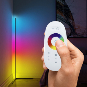 Кутовий світильник з підсвічуванням торшер Lesko YL6002 RGB+Пульт дистанційного керування підлоговий (F_7967-29272) ТОП в Кривому Розі