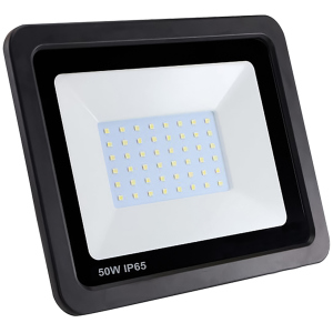 Прожектор светодиодный Eurolamp SMD 50W 6000K черный с радиатором (LED-FL-50/6) в Кривом Роге