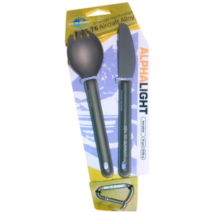 Нож + Ложка-вилка Sea To Summit Alpha Light Cutlery Set 2pc Knife, Spork ACUTALSET2 (9327868019427) в Кривом Роге