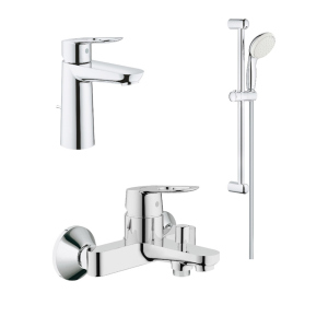 купить Набор смесителей для ванной GROHE BauLoop M-Size хром латунь 123215M