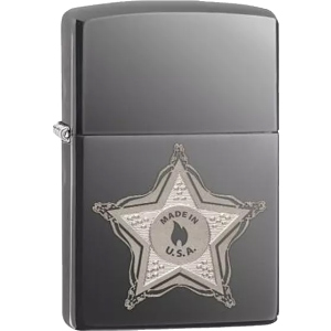 Зажигалка Zippo Skull Badge Black Ice (28360)