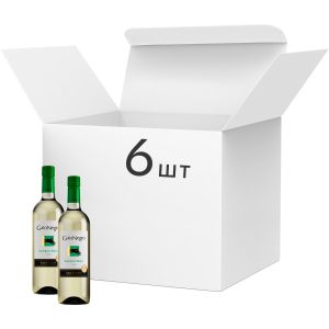 Упаковка вина Gato Negro Sauvignon Blanc белое сухое 13% 0.75 л х 6 шт (17804300010642) надежный