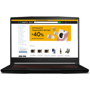 Ноутбук MSI GF63 Thin 11UC-289XUA Black