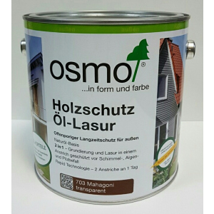 Защитное масло – лазурь OSMO HOLZSCHUTZ ÖL-LASUR 703 (махагон) 2.5 л. в Кривом Роге