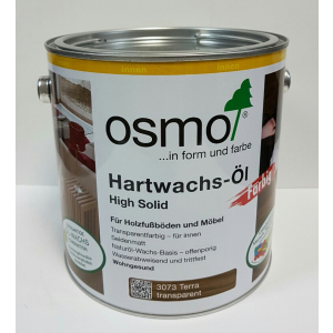 Масло с твердым воском цветное прозрачное OSMO HARTWACHS-ÖL Farbig 3073 - (терра) 2.5 л. в Кривом Роге